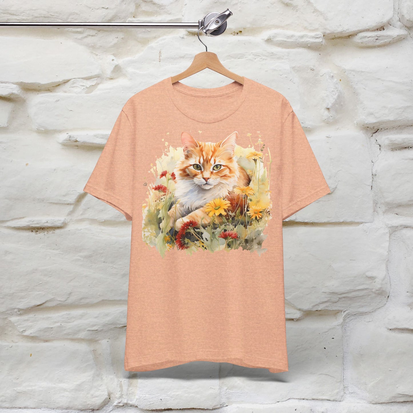 ''Elegance'' Cat T-shirt for Women 100% Cotton. - Nunu&Miao Studio