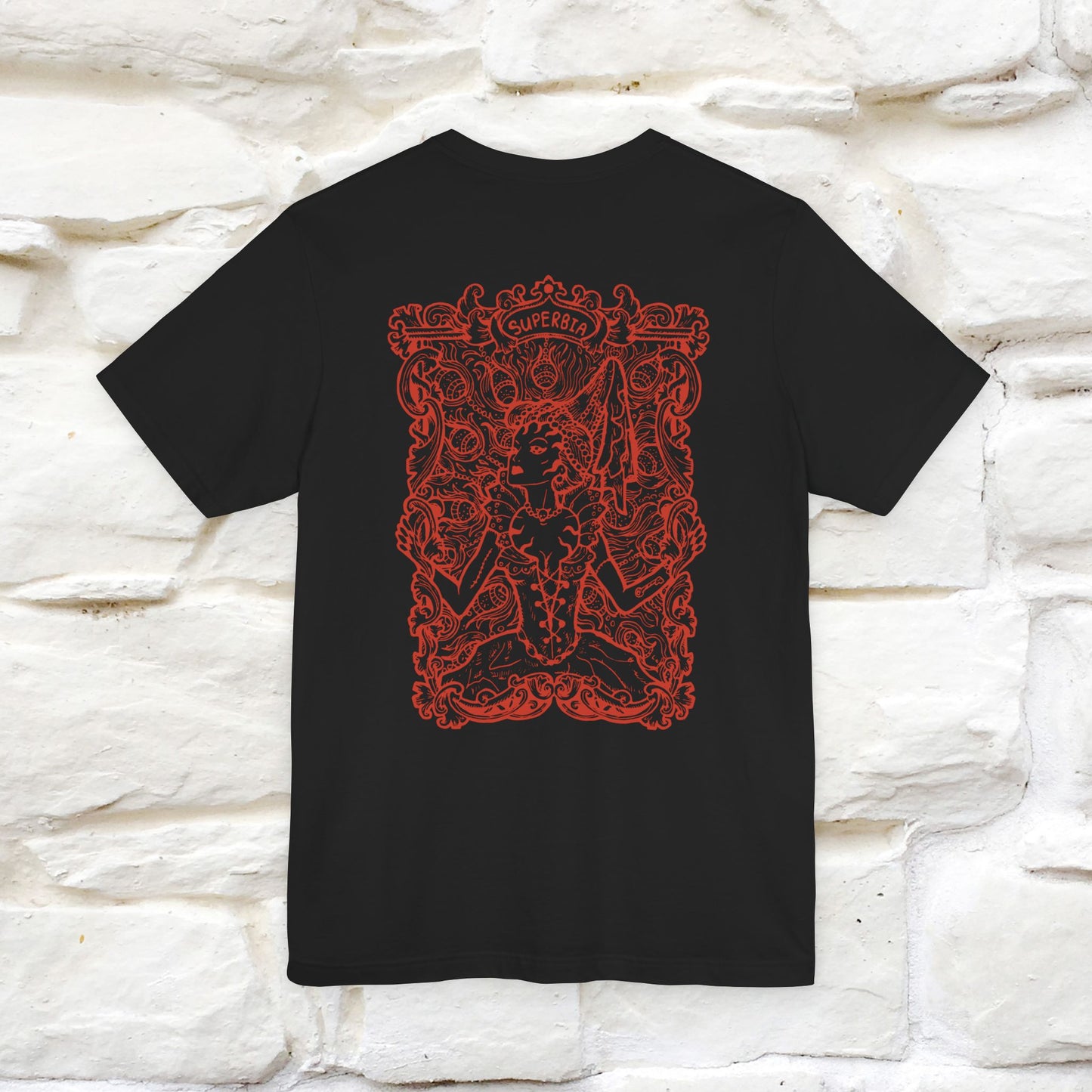 "Superbia'' Cat T-Shirt Front and Back Design | Nunu&Miao Studio