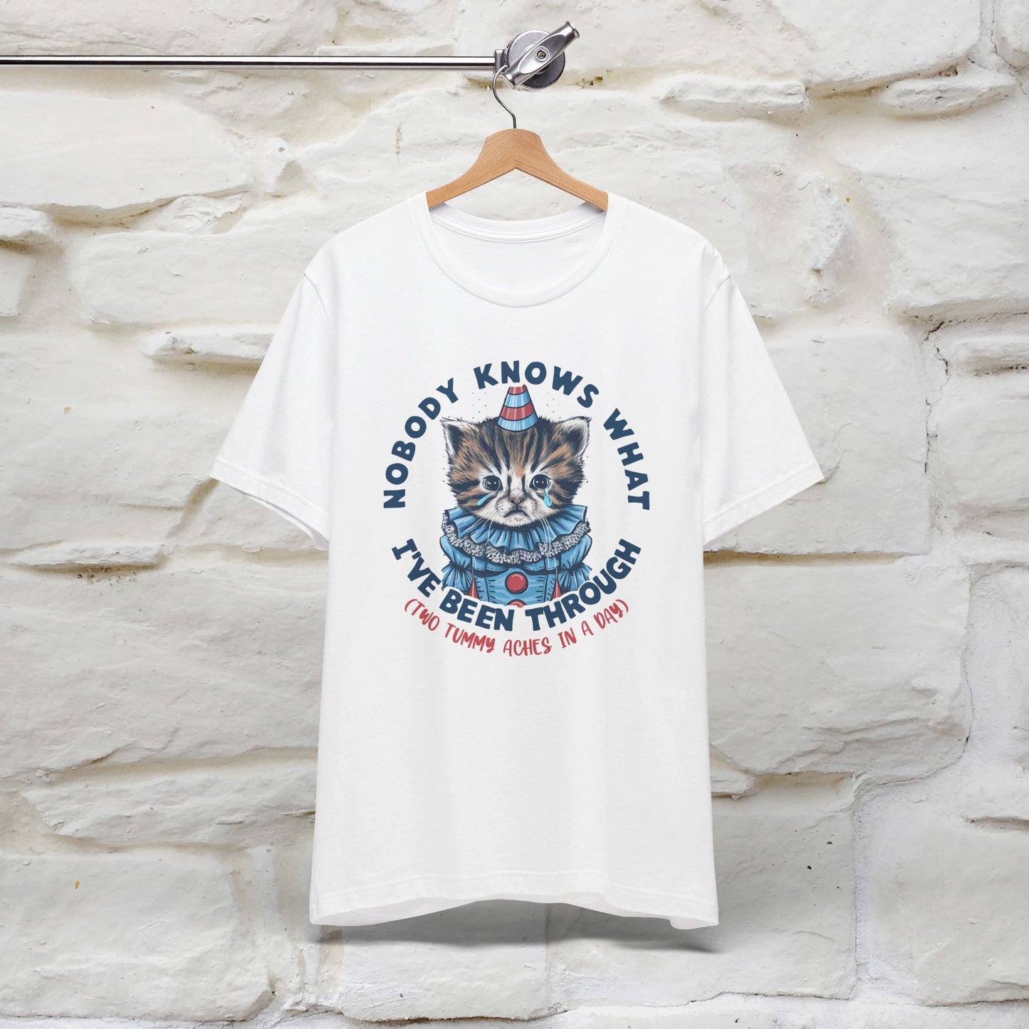 ''Nobody Knows What I Have Been Through '' T-shirt for Man 100% Cotton. - Nunu&Miao Studio