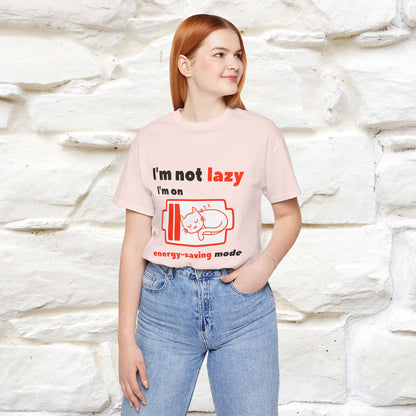 ''I am Not Lazy...'' Cat T-Shirt | Nunu&Miao Studio