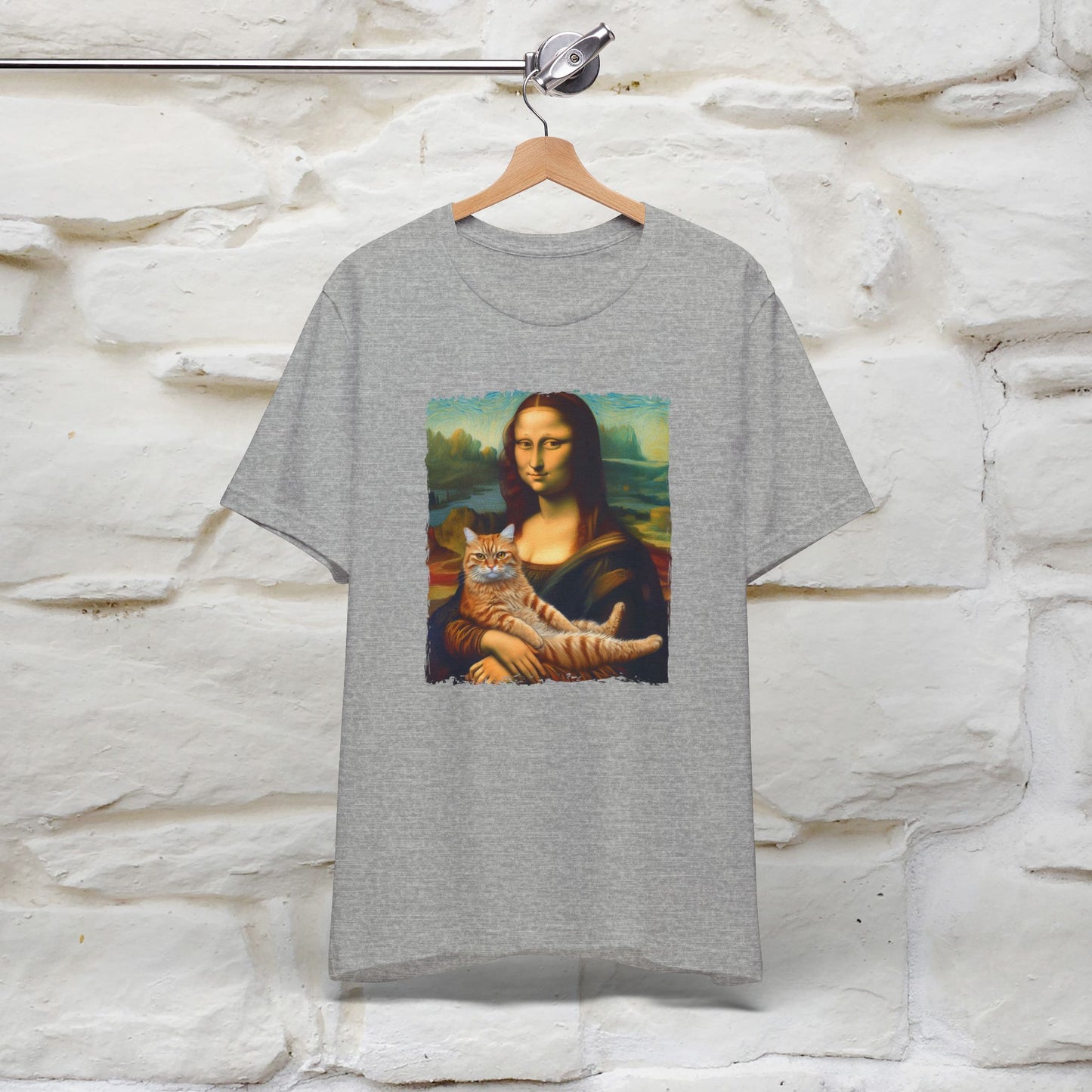 Mona Lisa’s Cat T-Shirt | Classic Art-Inspired Cat Tee for Men & Women | 100% Cotton