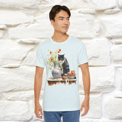 ''THe Cat and The Vase '' T-shirt for Men and Women 100% Cotton*