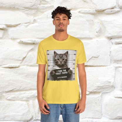 ''I Tore The Toilet Paper'' | Funny Cat T-Shirt | Nunu&Miao Studio