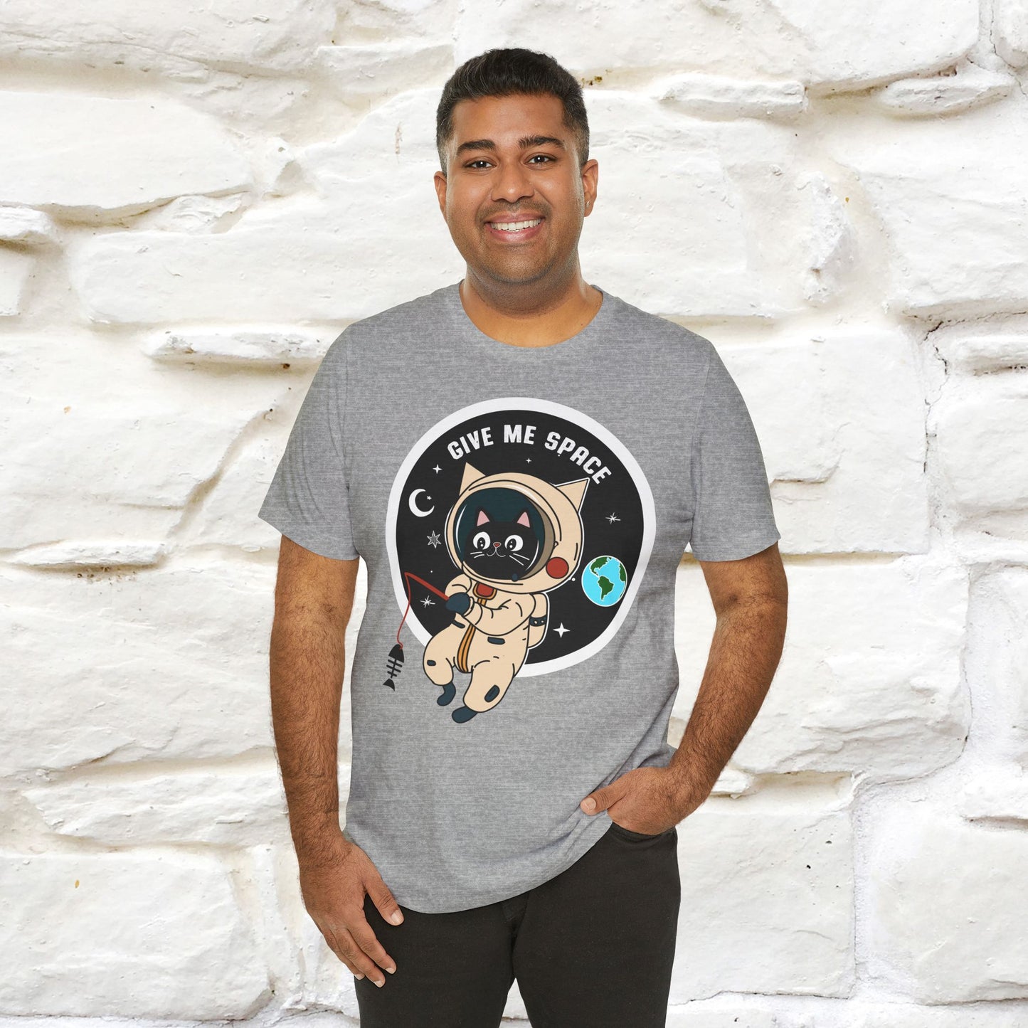 Give Me Space Cat T-Shirt for Men & Women | 100% Cotton* Funny  Tee