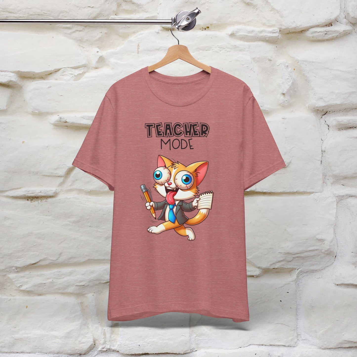 ''Teacher Mode'' T-shirt for Man 100% Cotton* - Nunu&Miao Studio