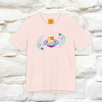 "Stay Positive'' Cat T-Shirt | Front & Back Design | Nunu&Miao Studio