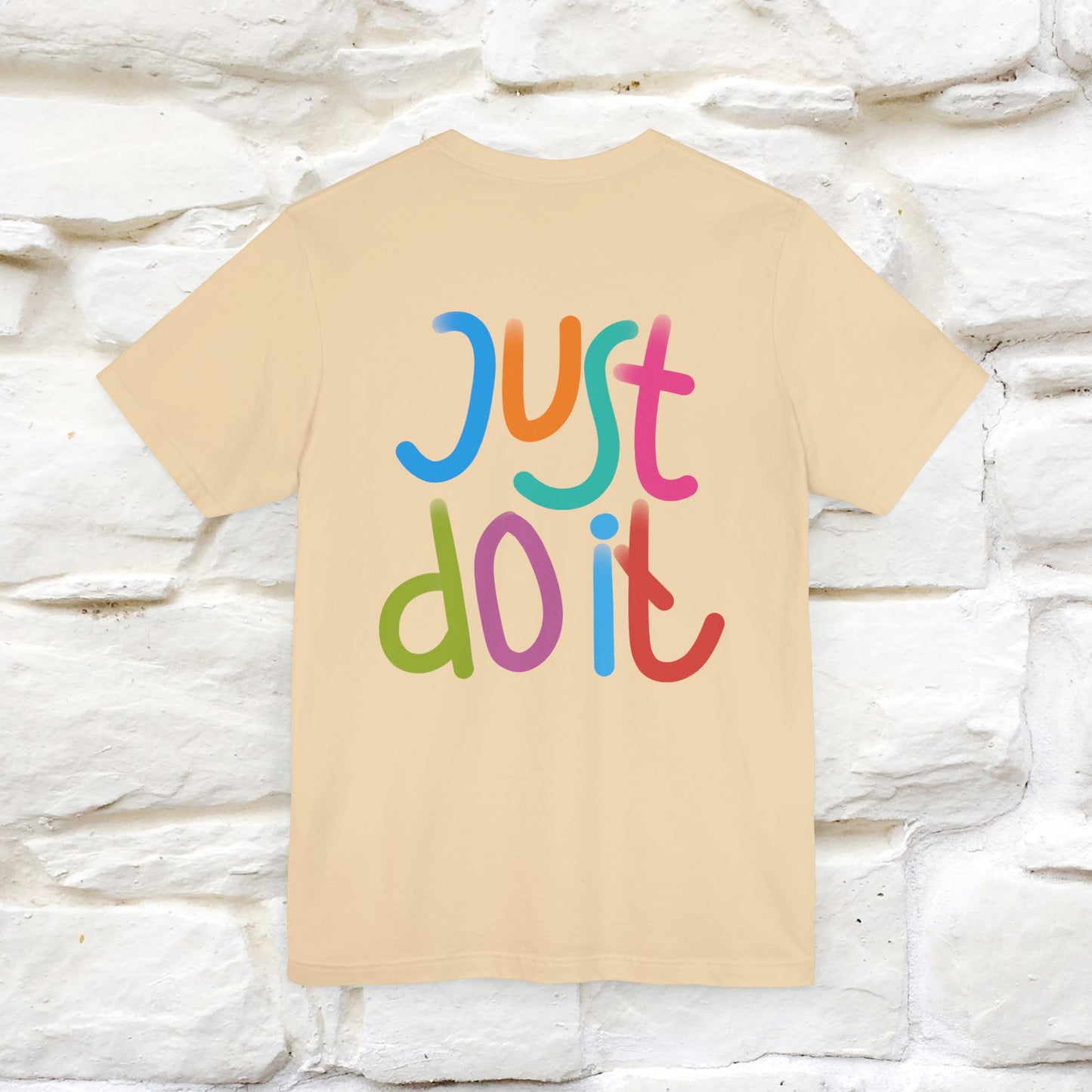 "Yes, Just Do It" Cat T-Shirt for Men & Women | Front & Back Design | 100% Cotton* 🐾