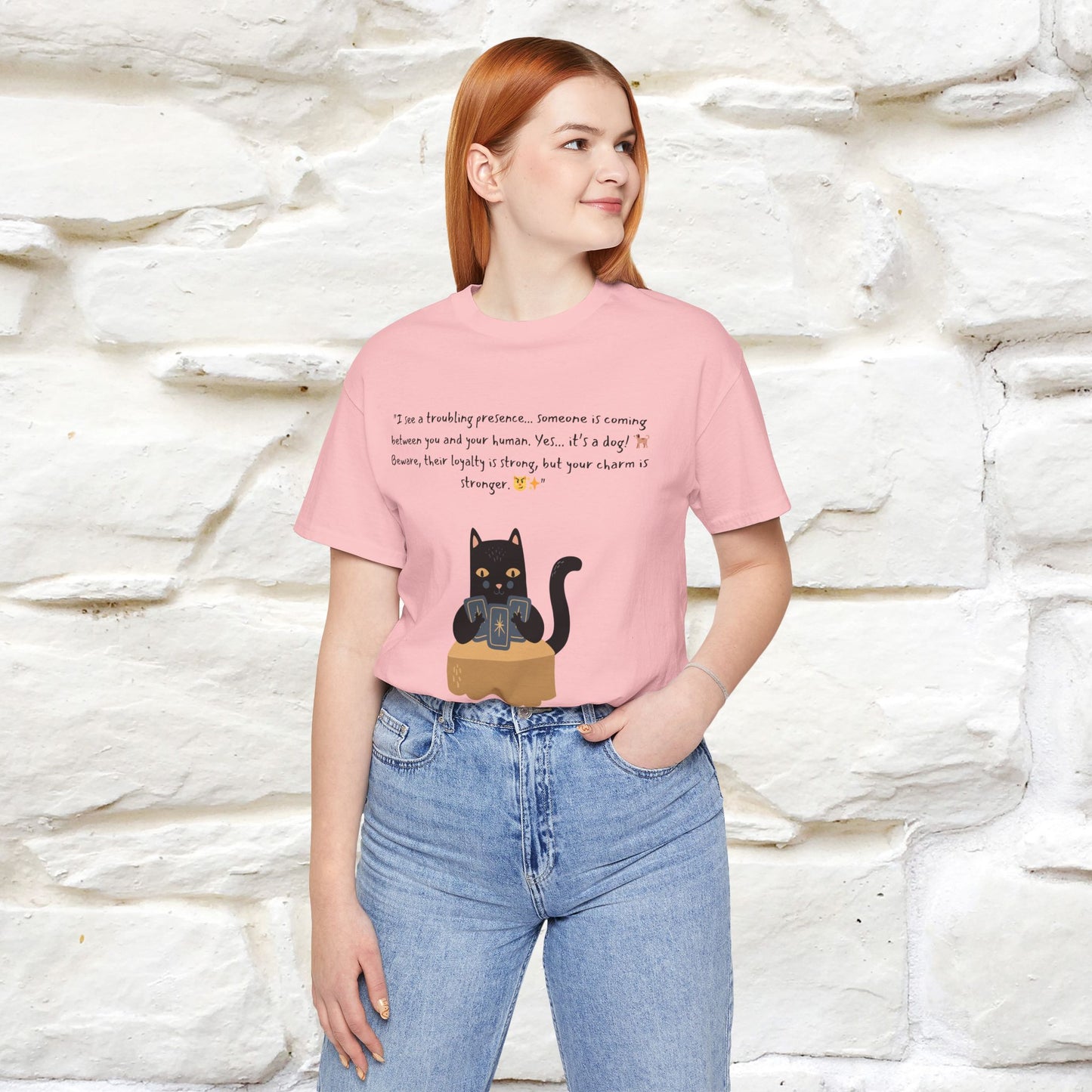 "The Cat's Tarot: Secrets Revealed" Cat T-Shirt for Men & Women | 100% Cotton*