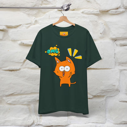 ''Oh My God'' Cat T-Shirt | Nunu&Miao Studio