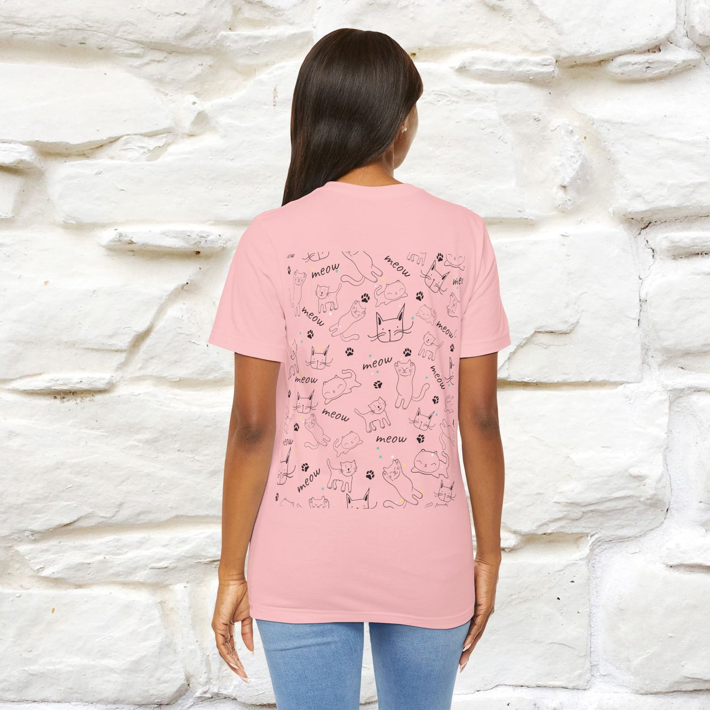 "Antidepressants" Cat T-Shirt | Front & Back Design | Nunu&Miao Studio