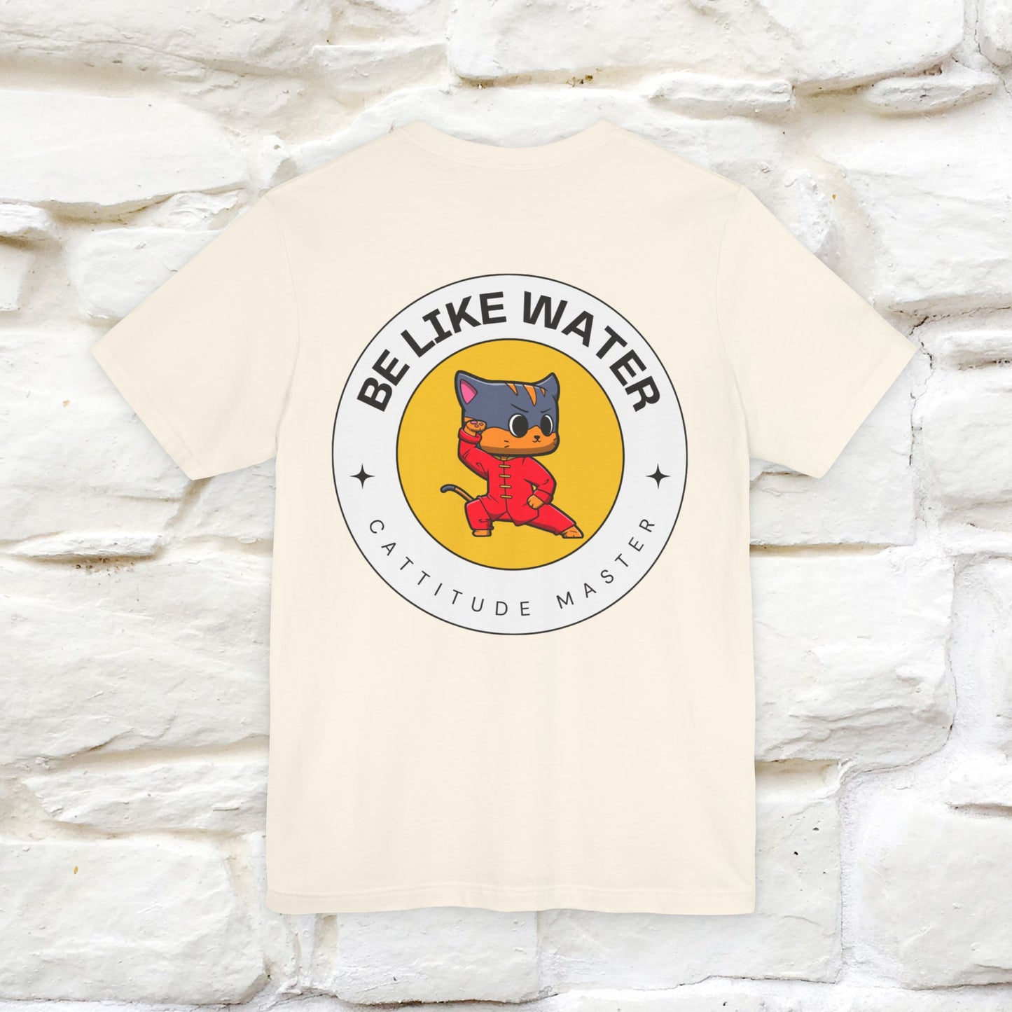 "Be Like Water: Cattitude Master | Cat T-Shirt |Nunu&Miao Studio