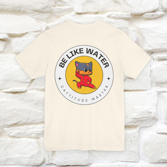 "Be Like Water: Cattitude Master | Cat T-Shirt |Nunu&Miao Studio