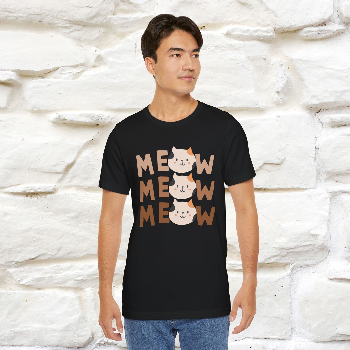 "Hello Autumn" Cat T-Shirt for Men & Women | 100% Cotton | Seasonal Feline Fashion