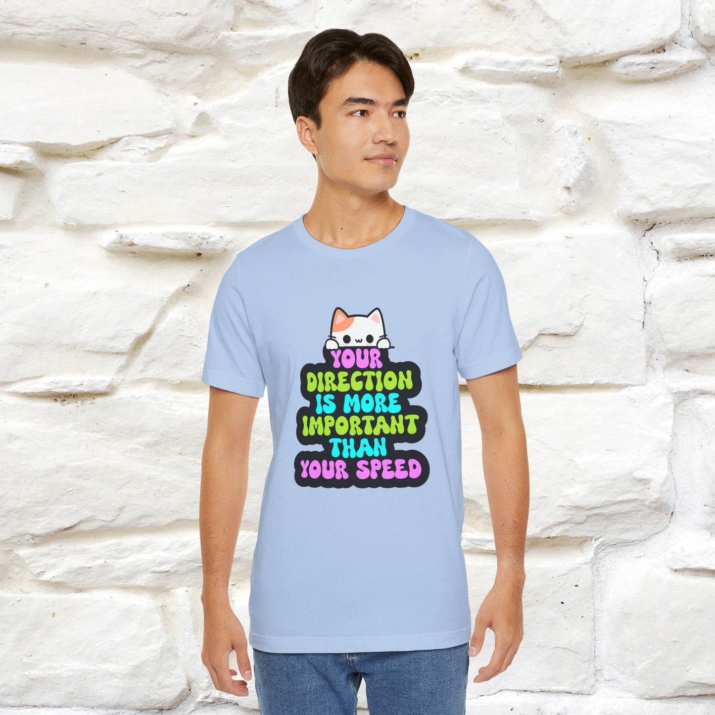 "Your Direction Is More ..." |  Cat T-shirt | Nunu&Miao Studio - Nunu&Miao Studio