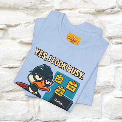 ''Yes, I Look Busy. No I'm Not.''|  Sarcastic Cat T-Shirt | Nunu&Miao Studio