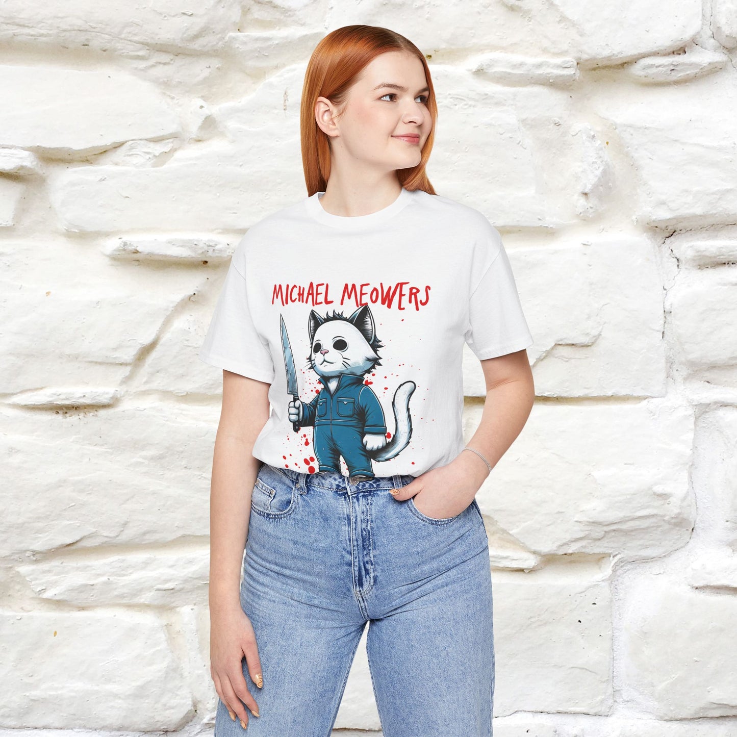 ''Michael Meowers'' Cat T-Shirt |  | Nunu&Miao Studio