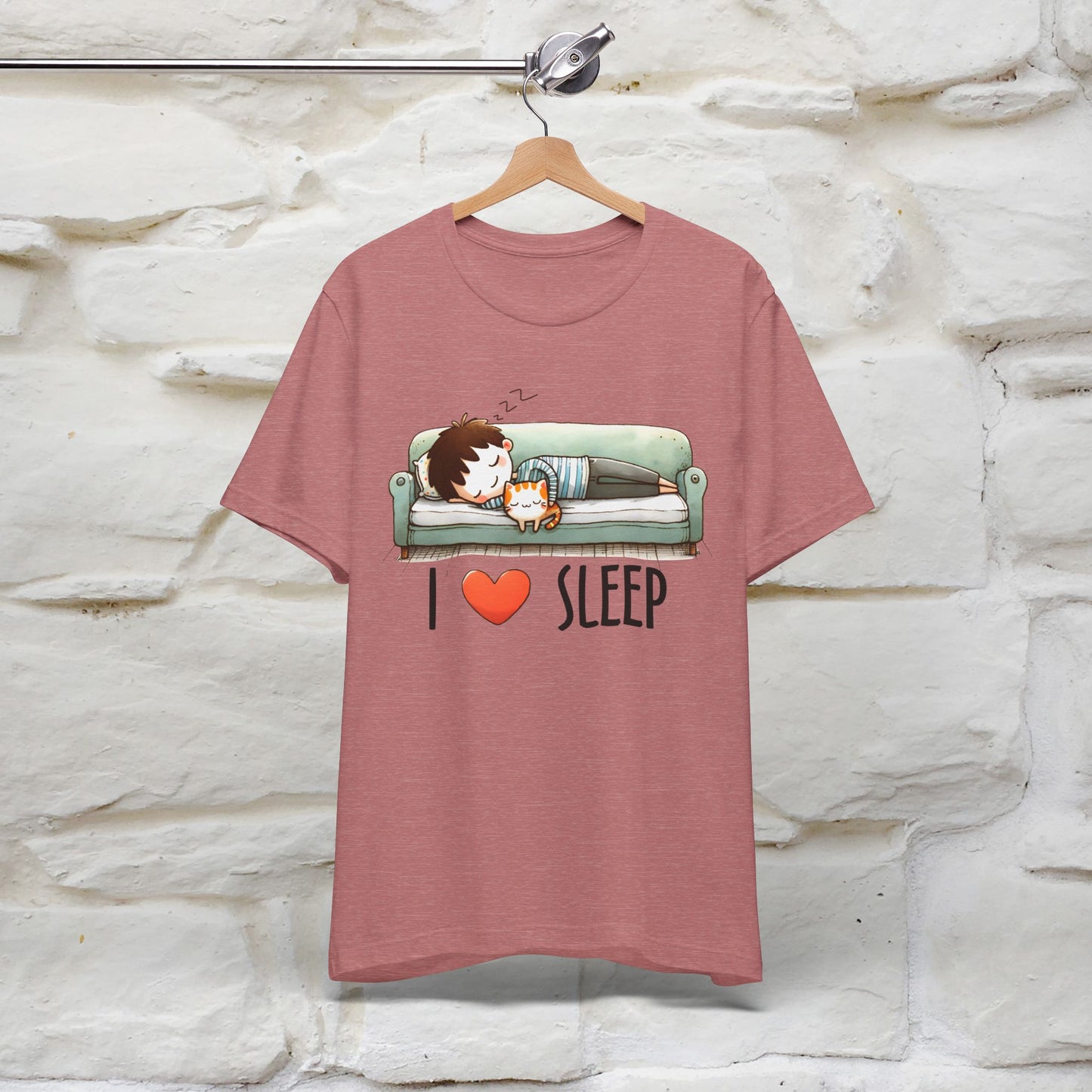 ''I Love Sleep''  Cat T-shirt for Men and Women  100% Cotton*