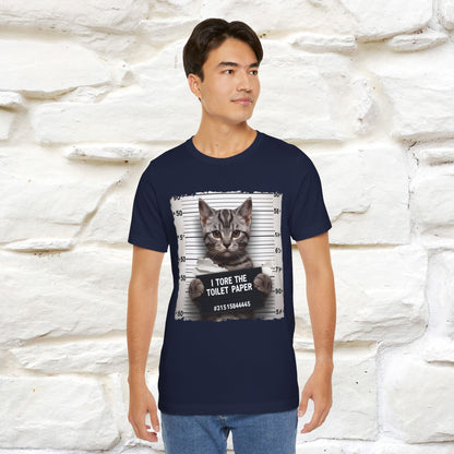 ''I Tore The Toilet Paper'' | Funny Cat T-Shirt | Nunu&Miao Studio