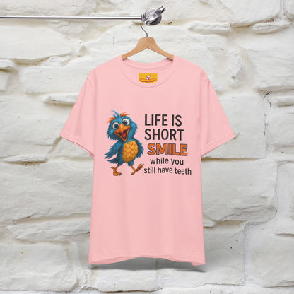 "Life Is Short Smile While ..." |Funny T-Shirt | Nunu&Miao Studio