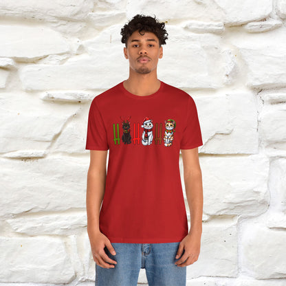 Hi Hi Hi Christmas T-Shirt | Festive Cat Christmas Shirt for Men & Women | 100% Cotton*