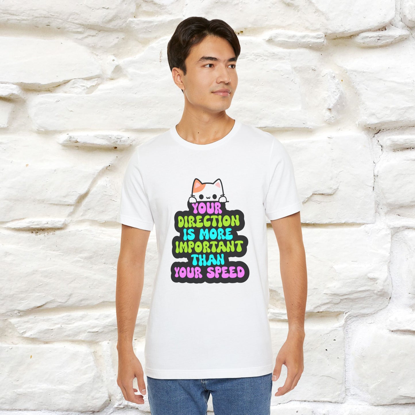 "Your Direction Is More ..." |  Cat T-shirt | Nunu&Miao Studio - Nunu&Miao Studio