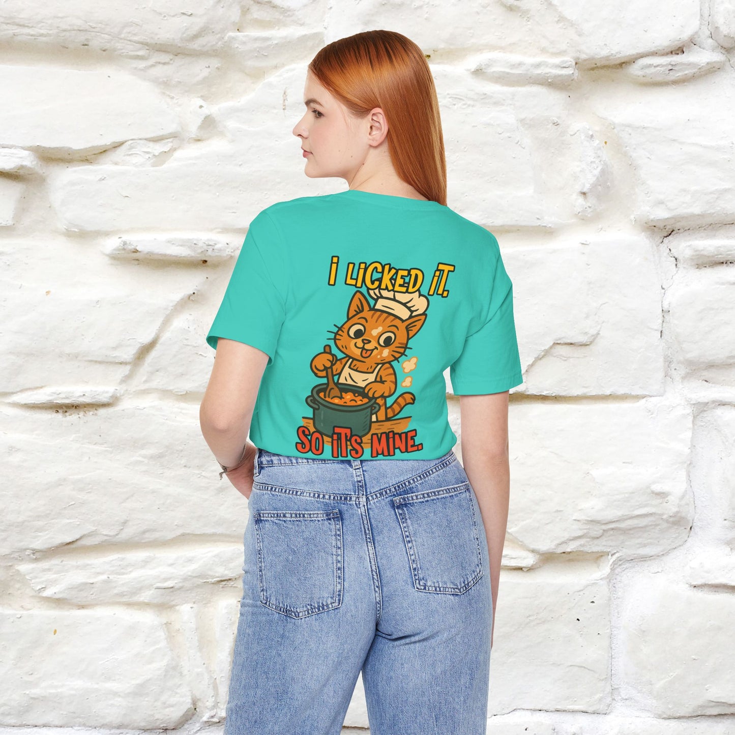 "I Licked It. It's Mine  " |Cat T-Shirt | Nunu&Miao Studio