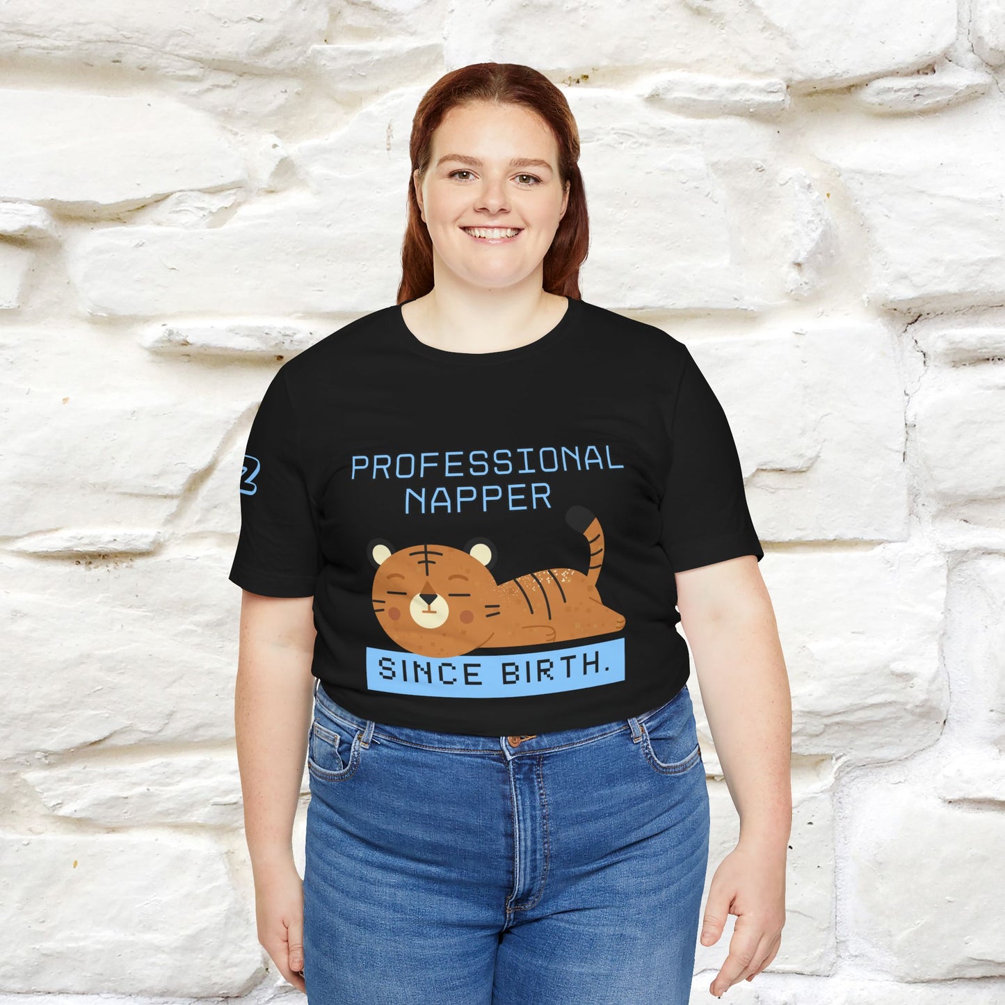 ''Professional napper since birth.''| CatT-Shirt | Nunu&Miao Studio