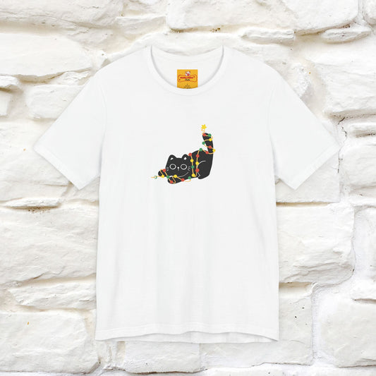 ''Be The Light" Cat T-Shirt| Front & Back Design | Nunu&Miao Studio