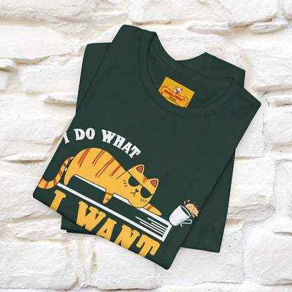 "I Do What I Want" Cat T-Shirt | Nunu & Miao Studio