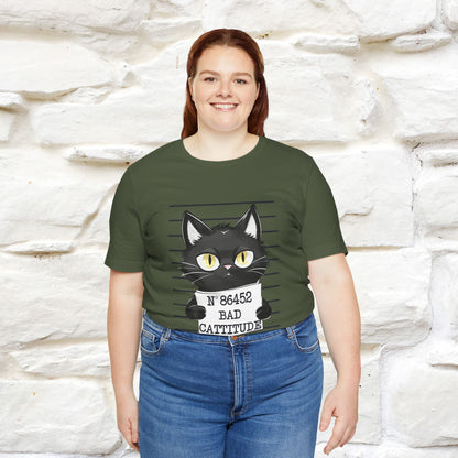 "Bad Cattitude" T-Shirt for Men & Women | 100% Cotton*