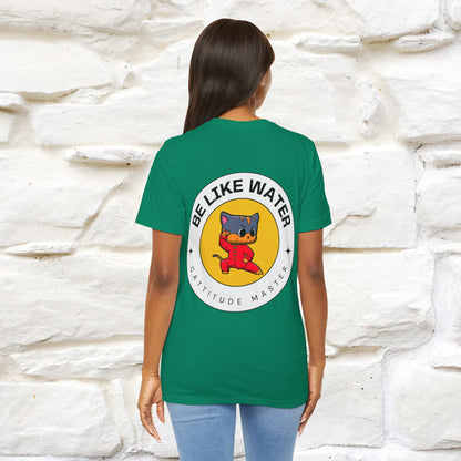 "Be Like Water: Cattitude Master | Cat T-Shirt |Nunu&Miao Studio