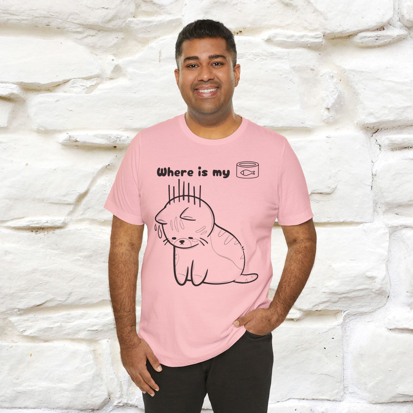 "Where Is My Tuna?" Funny Cat T-Shirt for Men & Women | 100% Cotton* 🐾