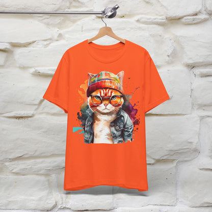 ''Don't Mess with Me Cat'' T-shirt for Man 100% Cotton. - Nunu&Miao Studio