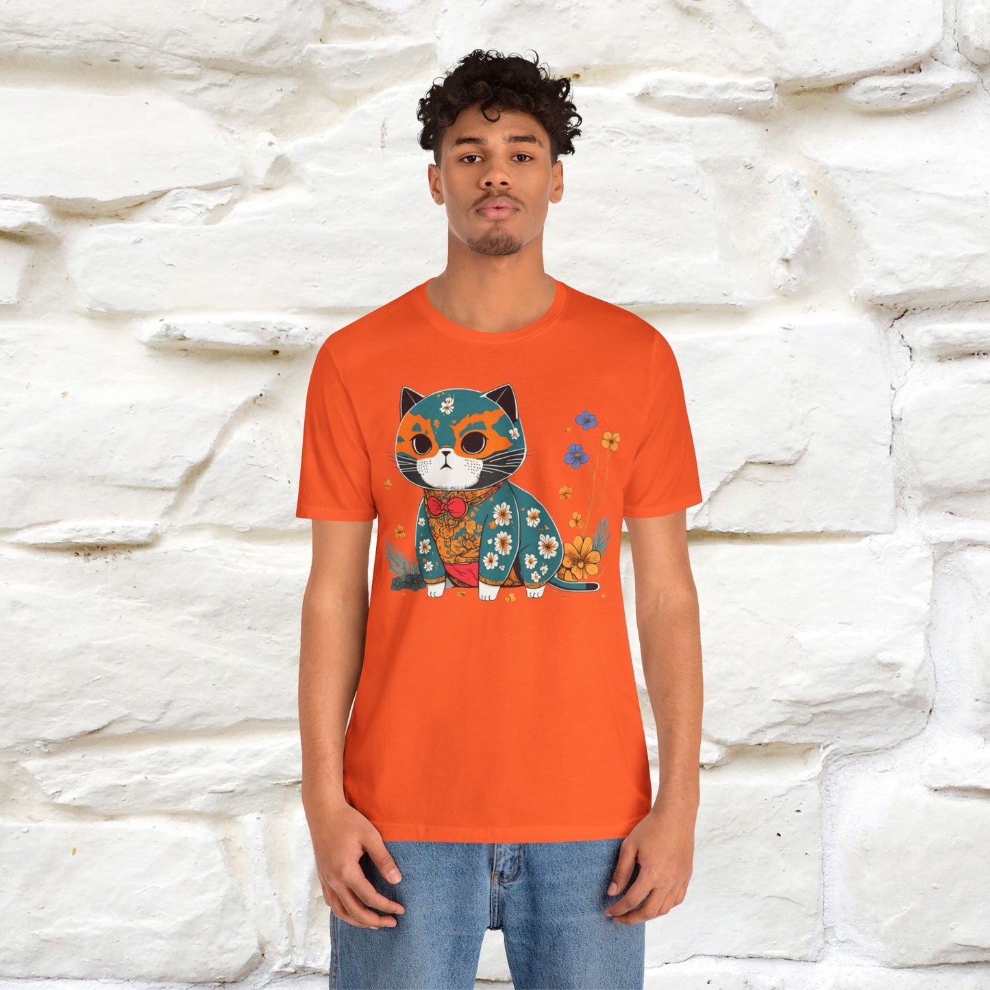 Zen Garden Cat: Japanese-Inspired T-Shirt for Men & Women | 100% Cotton*