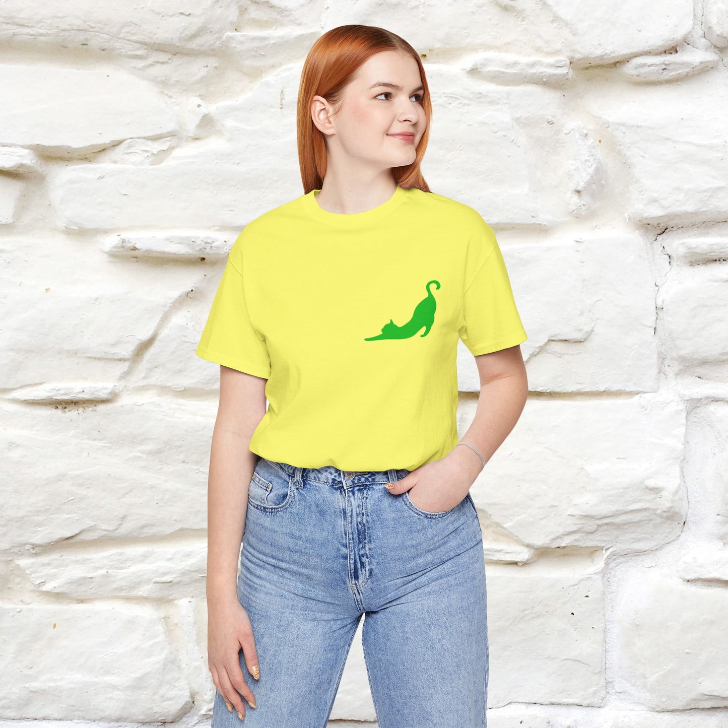 "Take a Deep Breath & Try All Over Again" Cat T-Shirt| Front & Back Design | Nunu&Miao Studio
