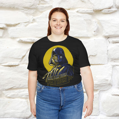 Cat I Am Your Father T-Shirt | Fun Cat & Movie Parody Tee for Men & Women | 100% Cotton