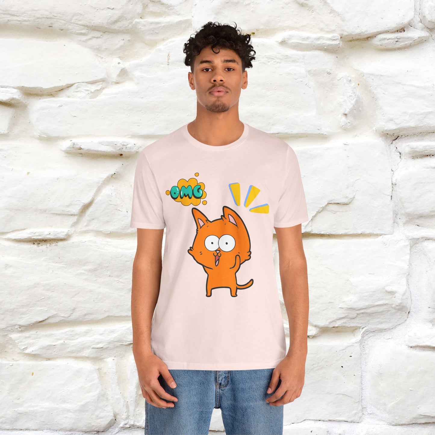 ''Oh My God'' Cat T-Shirt | Nunu&Miao Studio