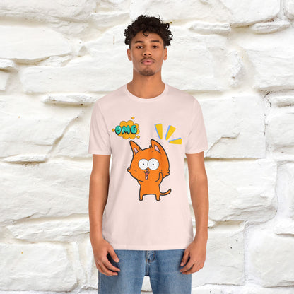''Oh My God'' Cat T-Shirt | Nunu&Miao Studio