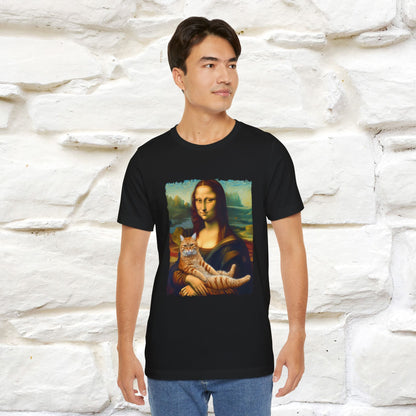 Mona Lisa’s Cat T-Shirt | Classic Art-Inspired Cat Tee for Men & Women | 100% Cotton*