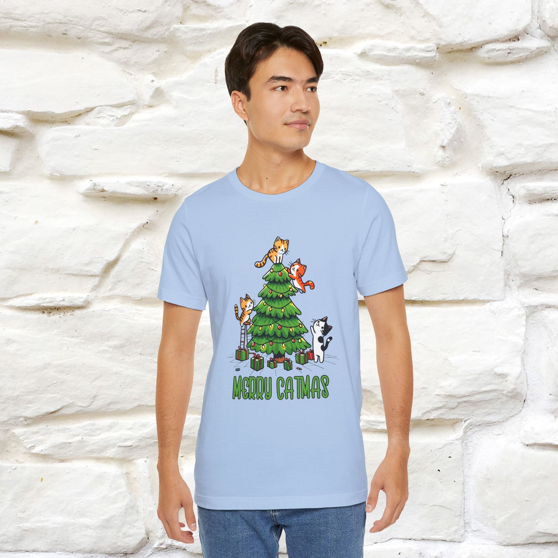 ''Merry Catmas'' | Cattitude Christmas Tee| Nunu&Miao Studio - Nunu&Miao Studio