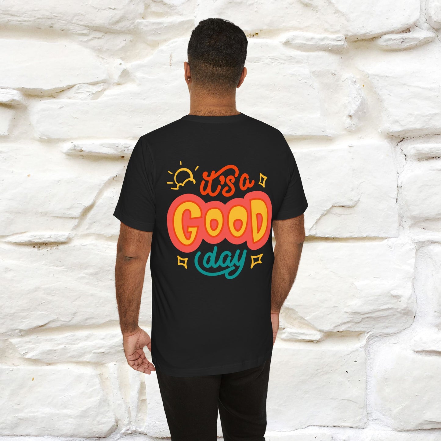 ""It's A Good Day" Cat T-Shirt| Front & Back Design | Nunu&Miao Studio