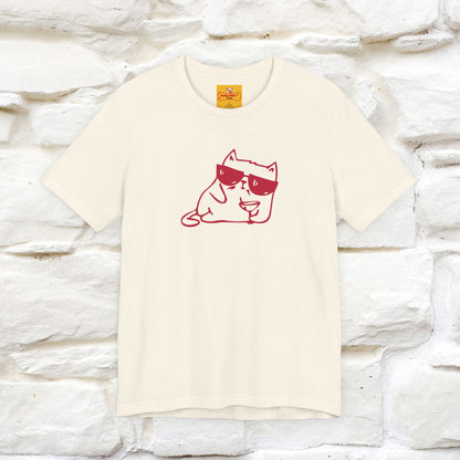 "I’m Happy, Which Often Looks Like Crazy" Cat T-Shirt| Front & Back Design | Nunu&Miao Studio