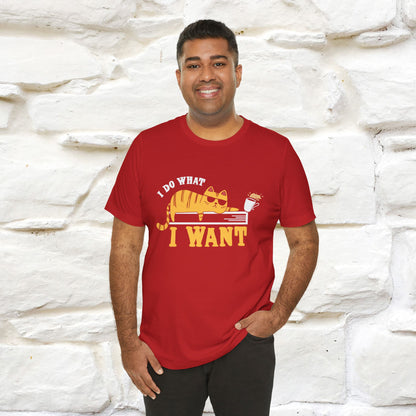 "I Do What I Want" Cat T-Shirt | Nunu & Miao Studio