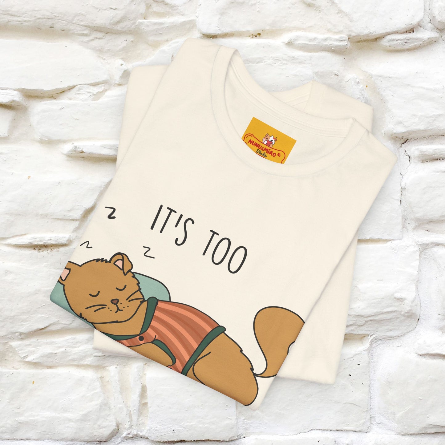 ''It’s Too Peopley Outside'' | Funny Cat T-Shirt | Nunu&Miao Studio