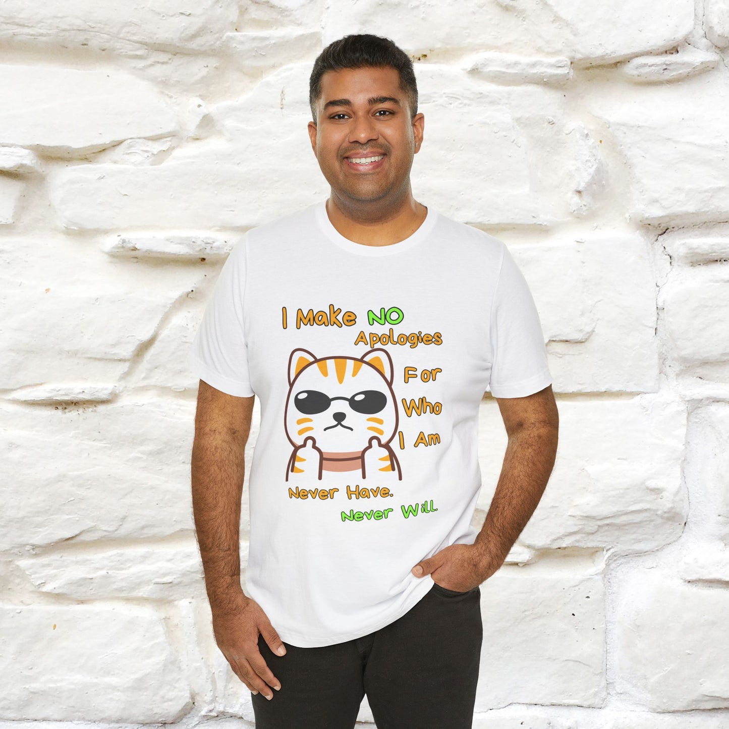 "I Make No Apologies... " |Cat T-Shirt | Nunu&Miao Studio