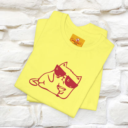 "I’m Happy, Which Often Looks Like Crazy" Cat T-Shirt| Front & Back Design | Nunu&Miao Studio