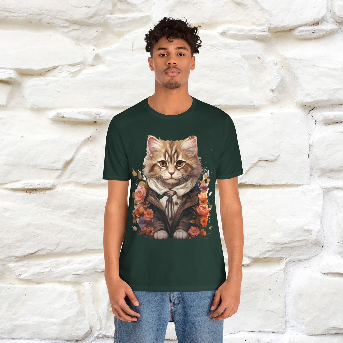 "Mr. Meow" Elegant Cat T-Shirt for Men & Women | 100% Cotton*