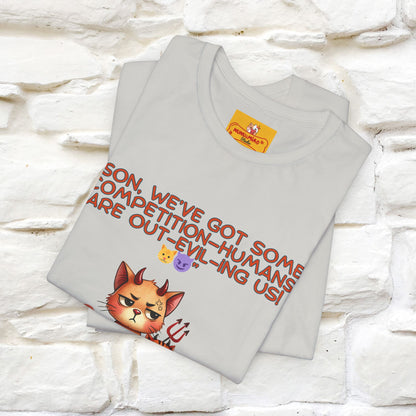 "Humans Are Out-Evil-Ing Us." Cat  T-shirt |Nunu&Miao Studio