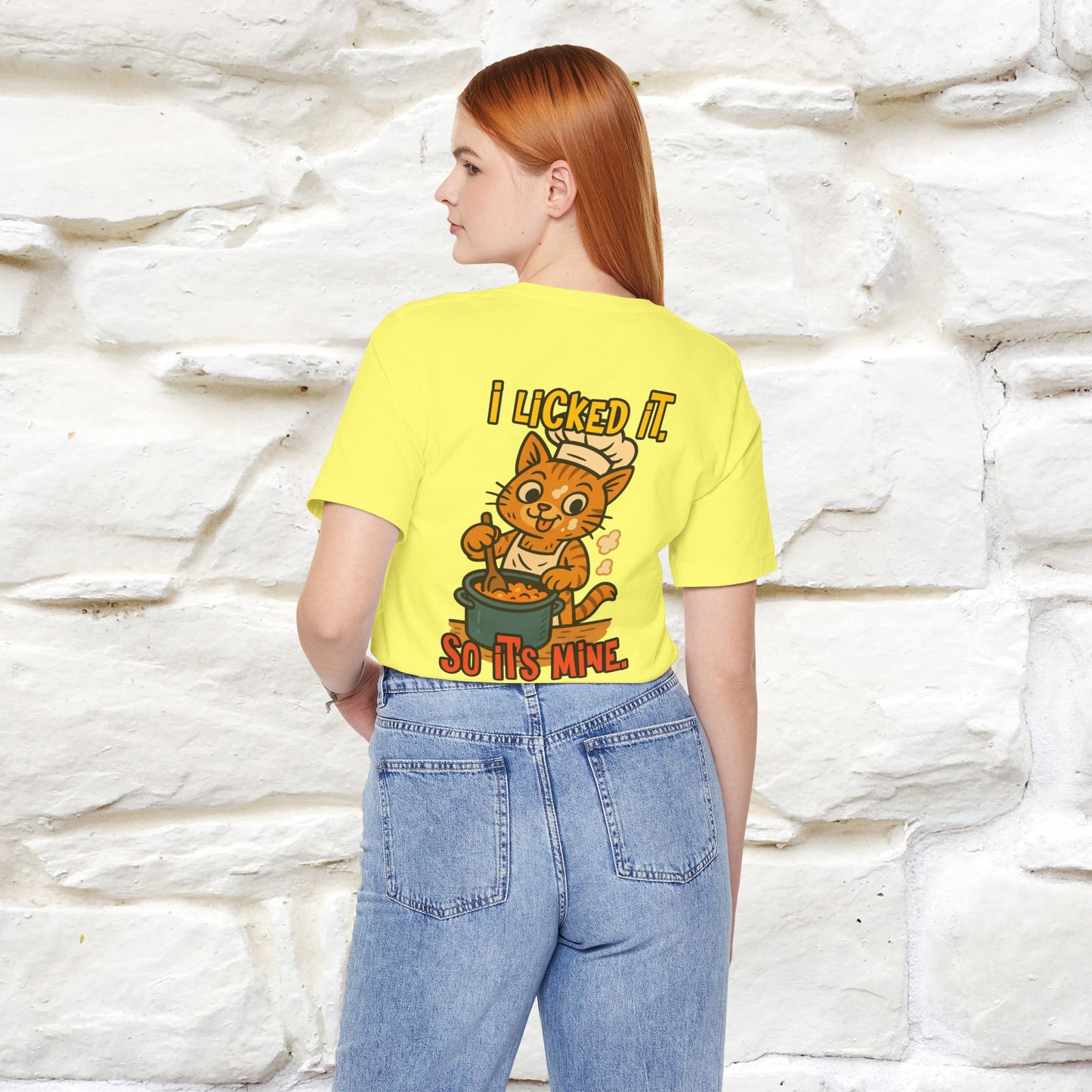 "I Licked It. It's Mine  " |Cat T-Shirt | Nunu&Miao Studio