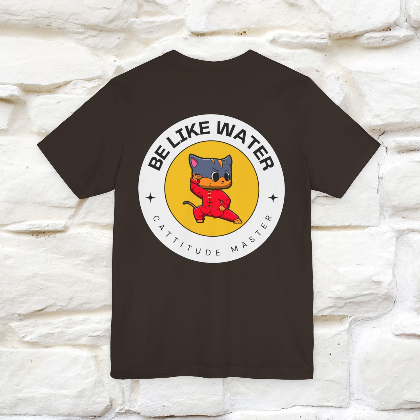 "Be Like Water: Cattitude Master | Cat T-Shirt |Nunu&Miao Studio